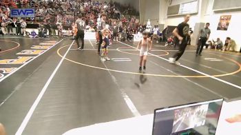 46 lbs Quarterfinal - Blakely Torix, Sperry Wrestling Club vs Aspen Shelton, Team Tulsa Wrestling Club