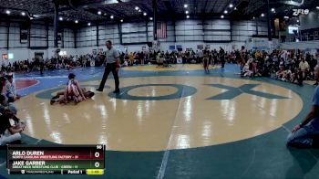 90 lbs Round 2 (6 Team) - Arlo Duren, NORTH CAROLINA WRESTLING FACTORY vs Jake Garber, GREAT NECK WRESTLING CLUB - GREEN