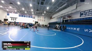 126 lbs Cons. Round 5 - Isael Beal, Cheyenne Central vs Trini Trejo, Alliance