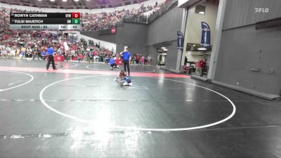 65 lbs Champ. Round 1 - Rowyn Cathman, Boscobel Youth Wrestling vs Tulsi Majetich, Big Water