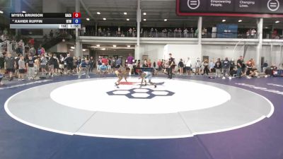 75 lbs Champ. Rd Of 16 - Mysta Brunson, Bad Karma vs Xavier Ruffin, Ruffin Trained Wrestling