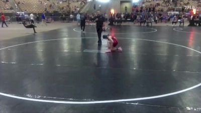 73 lbs Champ. Round 1 - Eleanor Hoose, Blackman Wrestling Club vs Addison Carr, JR Cyclone Wrestling