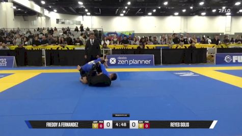 Reyes Solis vs Freddy A Fernandez 2025 World IBJJF Jiu-Jitsu No-Gi Championship