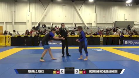 Jacqueline Michele Baranieski vs Adriana C. Ponce 2025 World IBJJF Jiu-Jitsu No-Gi Championship