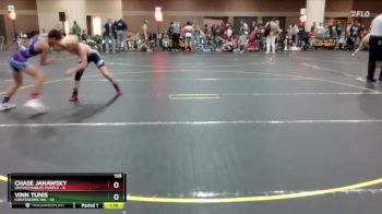 105 lbs Round 1 (4 Team) - Chase Janawsky, Untouchables Purple vs Vinn Tunis, Contenders WA