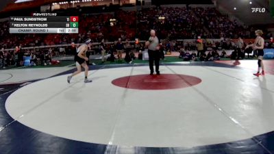 4A 126 lbs Champ. Round 1 - Paul Sundstrom, Timberlake vs Kelton Reynolds, Snake River