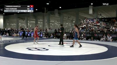65 kg Champ. Rd Of 16 - Pierson Manville, SOUTHWEST WRESTLING CLUB vs Nick Suriano, California