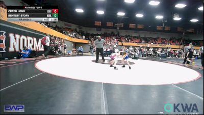 52 lbs Rr Rnd 5 - Creed Long, Chickasha Wrestling vs Bentley Story, Noble Takedown Club