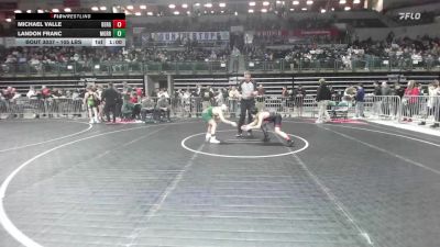 105 lbs Round Of 32 - Michael Valle, Bergenfield vs Landon Franc, Morris Knolls