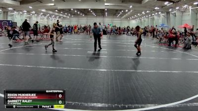 70 lbs Quarterfinal - Rihon Mukherjee, Scanlan Wrestling Academy vs Garrett Raley, FL Scorpions