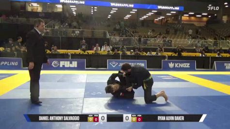 Ryan Alvin Baker vs Daniel Anthony Salvaggio 2025 Pan Jiu Jitsu IBJJF Championship