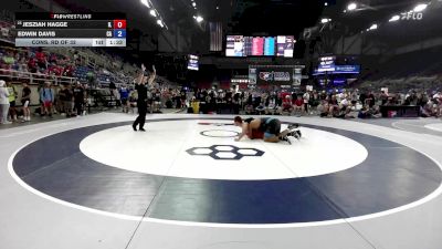 285 lbs Cons. Rd Of 32 - Jesziah Hagge, IL vs Edwin Davis, CA