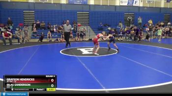 59 lbs Round 3 (4 Team) - Silas Sanderson, Leo vs Grayson Hendricks, Jet WC