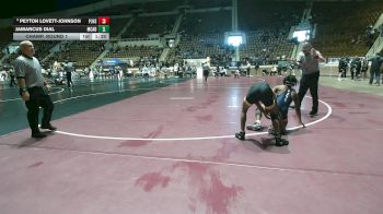 6A 113 lbs Champ. Round 1 - Peyton Lovett-johnson, Percy Julian vs Jamarcus Dial, Mcadory