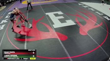 Cons. Round 1 - Laken Wissink, Dundy County Stratton vs Isaac Fanta, Creighton