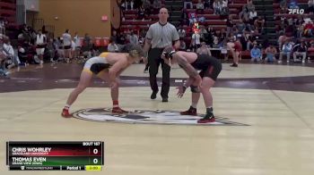 174 lbs Cons. Semi - Chris Wohrley, Graceland University vs Thomas Even, Grand View (Iowa)
