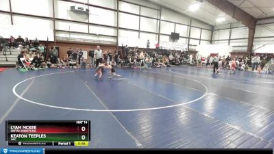 39 lbs Semifinal - Keaton Teeples, JWC vs Lyam McKee, Uintah Wrestling