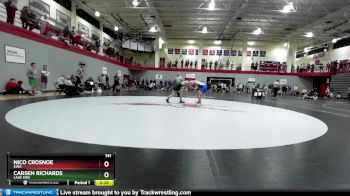 141 lbs Cons. Round 3 - Carsen Richards, Lake Erie vs Nico Crosnoe, King