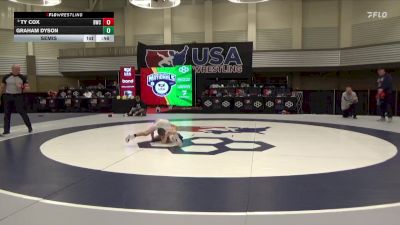 67 lbs Semis - Graham Dyson vs Ty Cox, Brawlers Wrestling Club