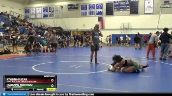 111 lbs 3rd Place Match - Athziri Guizar, Long Beach Poly High School Wr vs Roxanne Hurtado, Team Jackrabbits