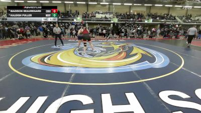 185 lbs 3rd Place - Madison Beauregard, Concord vs Kaleigh Fuller, Montachusett