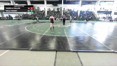 180 lbs Quarterfinal - Isabella Phillips, Gannon University vs Bella Heaney, John Carroll