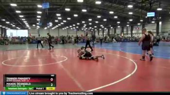 140 lbs Round 4 (6 Team) - Tanner Finnerty, NCWAY National Team vs Maxon DeAngelo, East Coast Elite