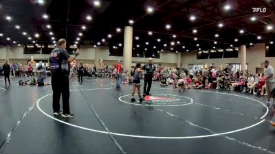 100 lbs 4th Wrestleback (16 Team) - Annaliah Molinas, North DeSoto WC vs Skylar Morrison, Team Arkansas