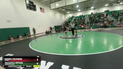 155 lbs Round 3 - Iree Hershey, Torrington vs Louella Cornell, Cody