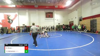 138 lbs Champ. Round 3 - Alex Heineman, Pendleton vs Keegan Gross, Unattached