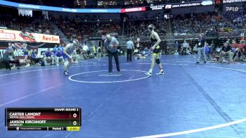 2A-144 lbs Champ. Round 2 - Carter Lamont, Vinton-Shellsburg vs Jaxson Kirchhoff, Humboldt