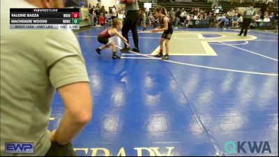 46 lbs Rr Rnd 1 - Valerie Baeza, Woodward Youth Wrestling vs Mackenzie Woods, Warhorse Wrestling Club