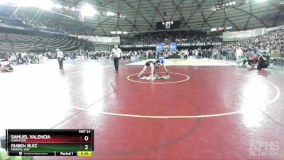 4A 113 lbs 5th Place Match - Samuel Valencia, Sunnyside vs Ruben Ruiz, Federal Way