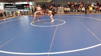 133 lbs Cons. Round 4 - Teagan Block, Northern State vs Zachary Klarcyk, Vanguard