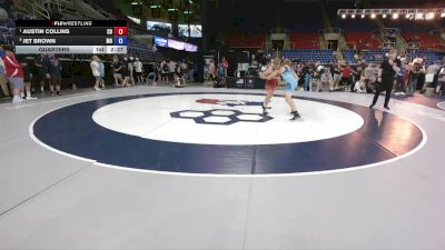 144 lbs Quarters - Austin Collins, CO vs Jet Brown, MO
