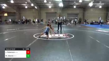 88 lbs Consolation - Jeremiah Roberson, Hammer Time vs Marcus Abeyta, NM Gold