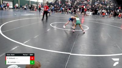 68-73 lbs Cons. Semi - Billeigh Lampe, St. Francis Wrestling Club vs Peyton Eklund, York Wrestling Club