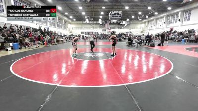 113 lbs Consi Of 8 #1 - Carlos Sanchez, Shelton vs Spencer Boatwalla, Wilton