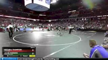 D3-182 lbs Semifinal - Mitchell Thompson, Kewaunee vs Jacob Manning, Ithaca/Weston