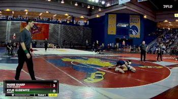 115 lbs Semifinal - Marie Sharp, Blair Academy vs Kylie Gudewitz, Howell