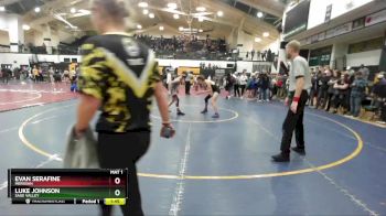 125 lbs 3rd Place Match - Luke Johnson, Sage Valley vs Evan Serafine, Meridian