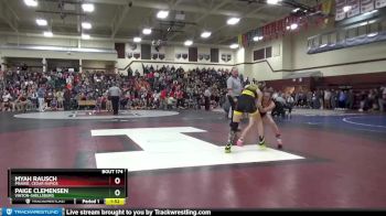 105-108B 1st Place Match - Myah Rausch, Prairie, Cedar Rapids vs Paige Clemensen, Vinton-Shellsburg