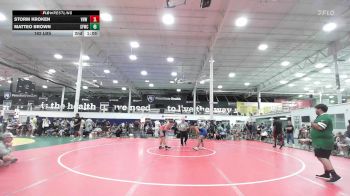 162 lbs Rr Rnd 1 - Storm Kroken, VHW Red - HSC vs Matteo Brown, Sly Fox WC - HSC