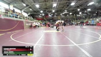 285 lbs Cons. Round 3 - Noah Smith, Franklin Community vs Chase Denton, Pike Central