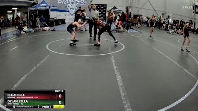 88 lbs Round 3 (4 Team) - Elijah Gill, Revival Uprising Orange vs Dylan Zella, Iron Horse