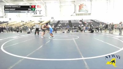 215 lbs Quarterfinal - Dion Knight, Funky Panda Wrestling Club vs Cooper Martello, Pal-Mac Wrestling