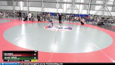 77 lbs Semifinal - Eli Sassa, South West Washington WC vs Elijah Jarvis, Team Real Life Wrestling