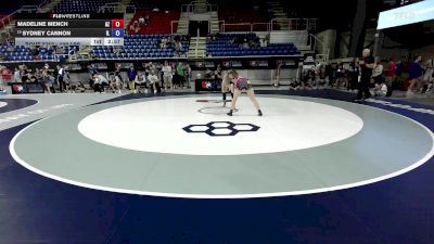 120 lbs Cons. Sub-rd Of 16 - Madeline Mench, AZ vs Sydney Cannon, IL