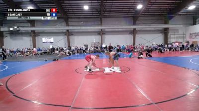 155 lbs Rr Rnd 1 - Kelle Domanick, Team Squeeze - MSB vs Sean Daly, Team Darkhorse - MSB