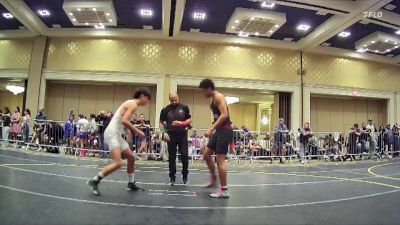 144 lbs Consi Of 64 #1 - Lucas Pittsenbarger, Red Mountain WC vs Gavin Garcia, Rim Of The World